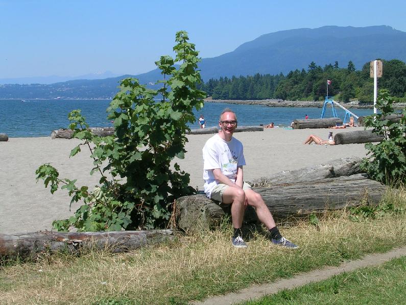 me at the beach